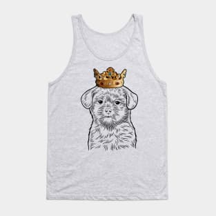 Shih Poo Dog King Queen Wearing Crown Tank Top